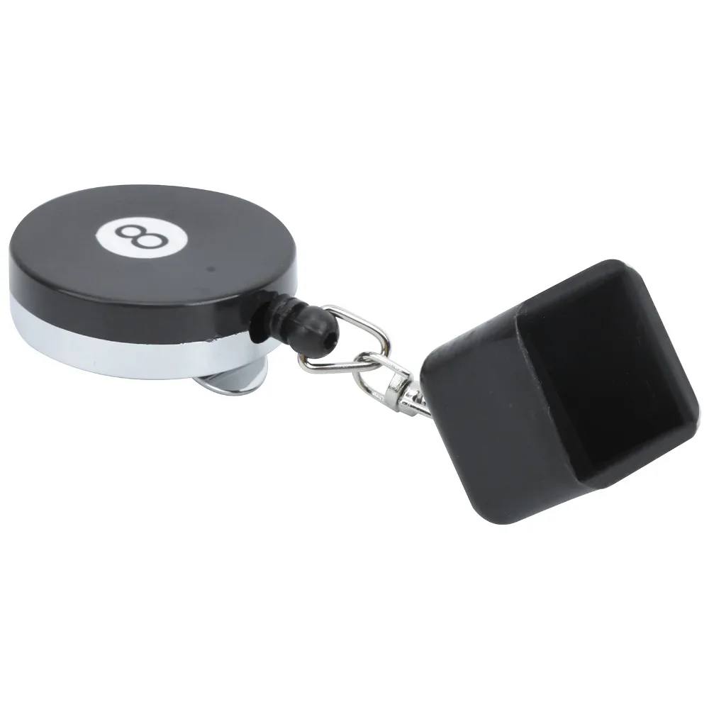 Retractable Pool Cue Chalk Holder Square Belt Clip Retractable Chalk Holder Pocket Size Chalk Storage Holder Snooker Game