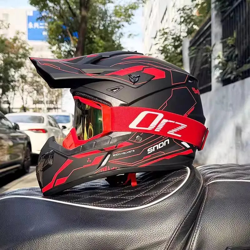 

ORZ-906 Off-Road Motorcycle Helmet Full Face Helmet for Men and Women Rally Bike Racing Helmet Mountain Bike All Seasons