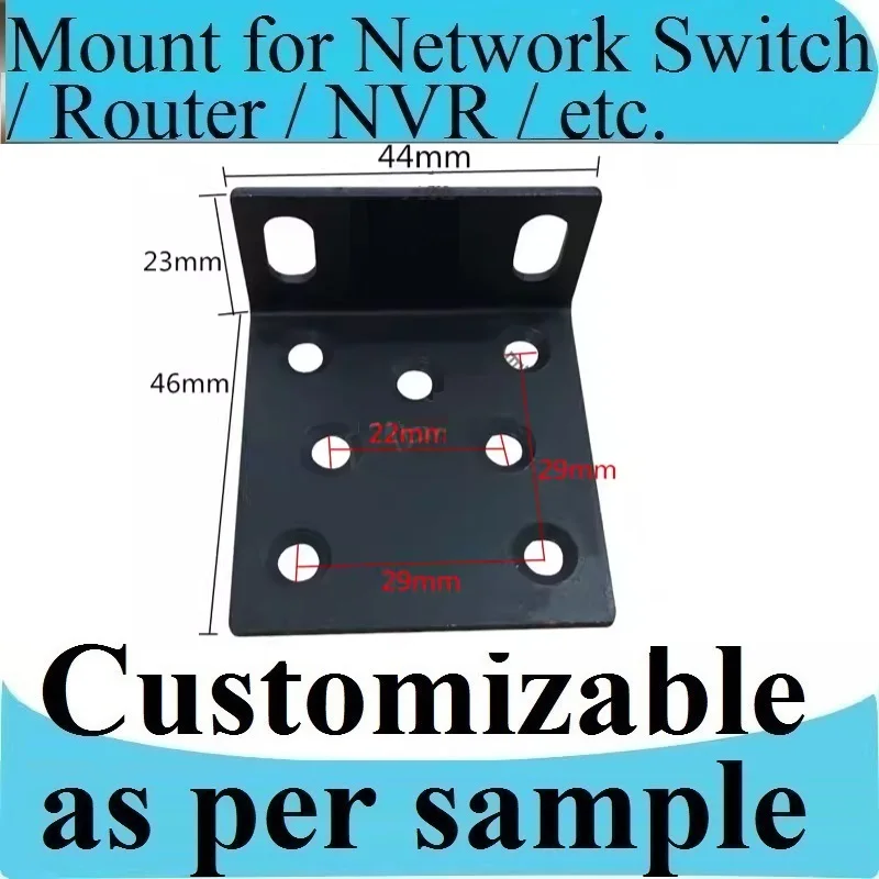 

Крепежный кронштейн для коммутаторов H3C, NETGEAR 516, JFS524E, крепление для шкафа, возможность индивидуального заказа, всего 1 шт.