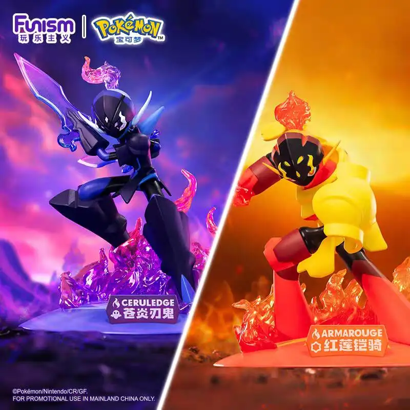 Pokemon anime original genuíno armarworm celuledge figuras de ação casa coleção modelo ornamentos brinquedos das crianças presentes aniversário