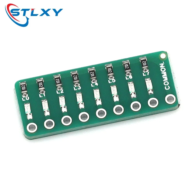 Stlxy 1pcs 8-segment LED Port Test Lamp Indicator Red/Green/Blue Colors Running Water Port Test Lamp LED Display Module