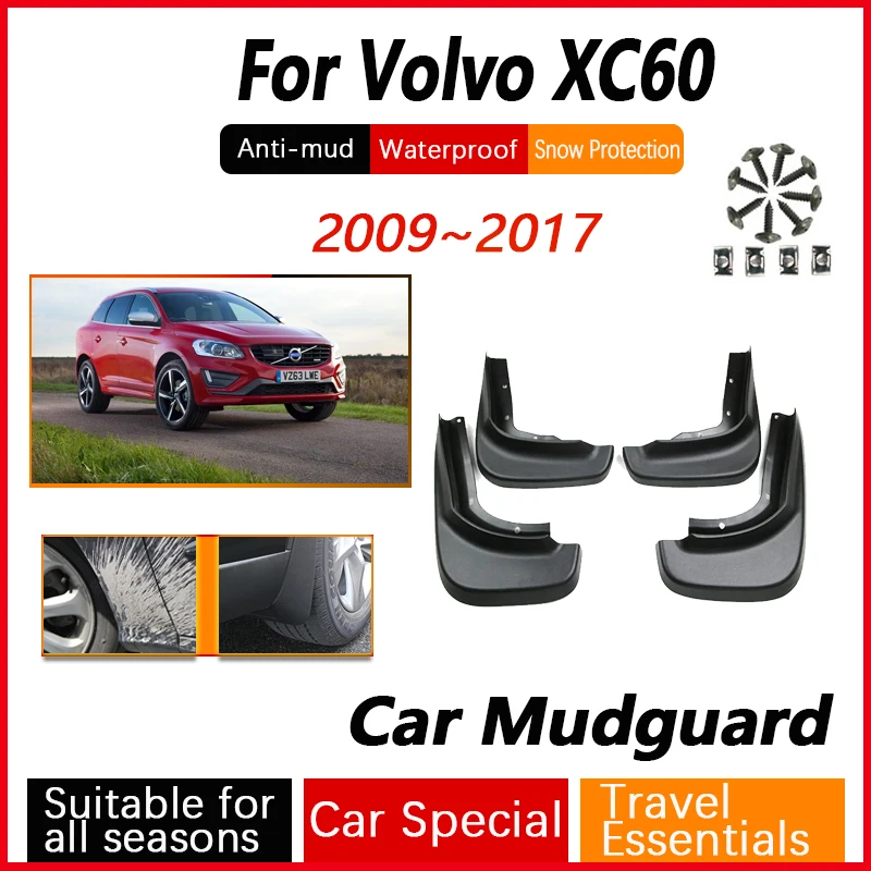 

Car Wheel Fenders For Volvo XC60 2009~2017 Antifreeze Flare Mudguard Front Rear Flaps Splash Mud Guard Mudflaps Auto Accessories