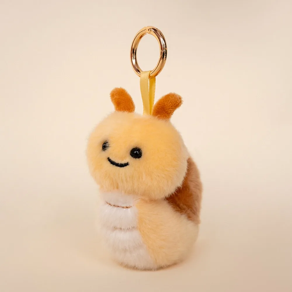 

Мягкий плюшевый брелок-подвеска для сумки из серии «Милые насекомые»: забавный хлопковый брелок в виде маленькой улитки для детей