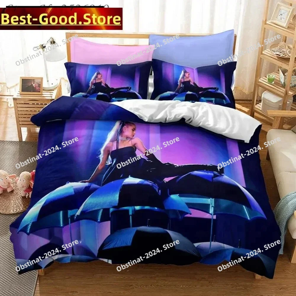 

Popular Singer 3D Character Bedding Set Printed Bed Set Duvet Cover Sheet Pillowcase Bed Soft Quilt Cover Full Queen King Size