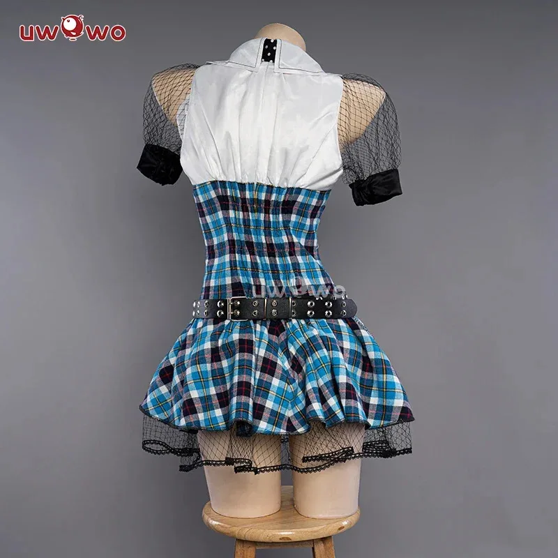 UWOWO Monster High Cosplay Frankie Stein 1 Cosplay Costume Suit Female Cosplay Dress Halloween Costumes Outfit