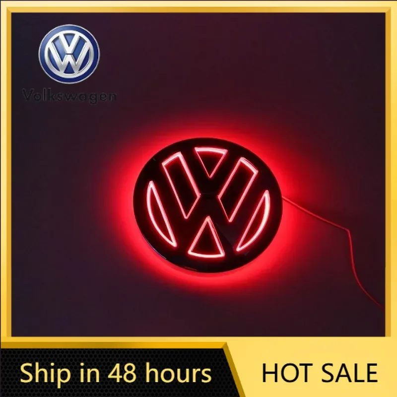 

Для VOLKSWAGEN VW 11-дюймовая 5D LED-лампа с логотипом Volkswagen VW для передней решетки и багажника, подходит для моделей CC/Golf/Passat/Jetta/Polo/M.