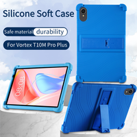 Case for Vortex T10M Pro Plus Tablet/Baken D10A 10.1 inch Tablet, Kids Friendly Silicone Adjustable Stand Cover for Maxsign Soft