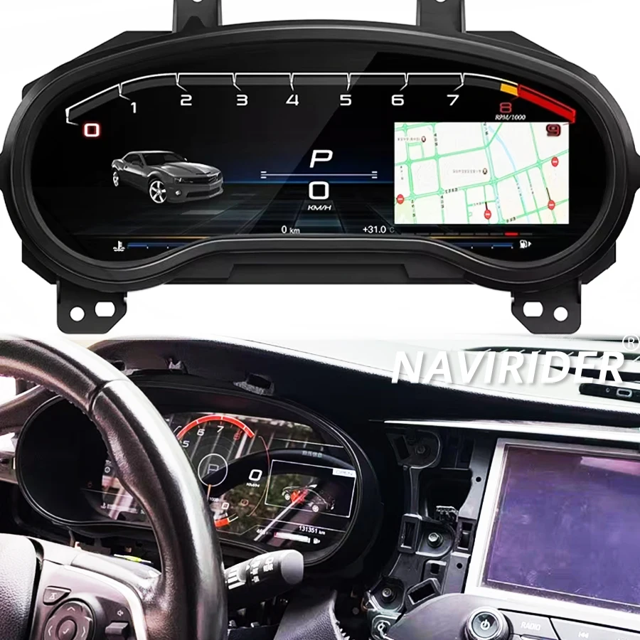 

Виртуальная приборная панель для Buick Envision 2014-2021, 1920*720, спидометр, приборный щиток, CarPlay, новая улучшенная версия, умный кластер