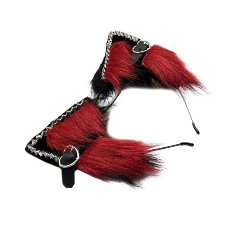Chats renards oreilles loup bandeau Cosplay accessoires pour cheveux oreilles d'animaux cerceau cheveux