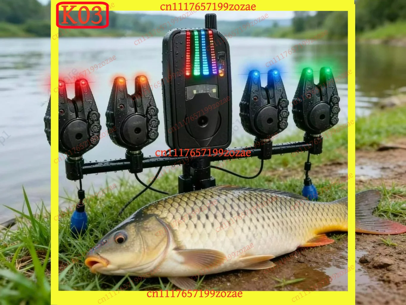 Bite Alarm - Alarme de pêche sans fil étanche