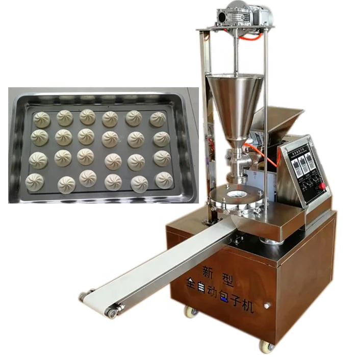 

Hot Sale Sweet Buns Maker Machines Automatic Small Steamed Stuffing Bun Machine Meat-filled Momo Baozi Make Machine 380V Indian