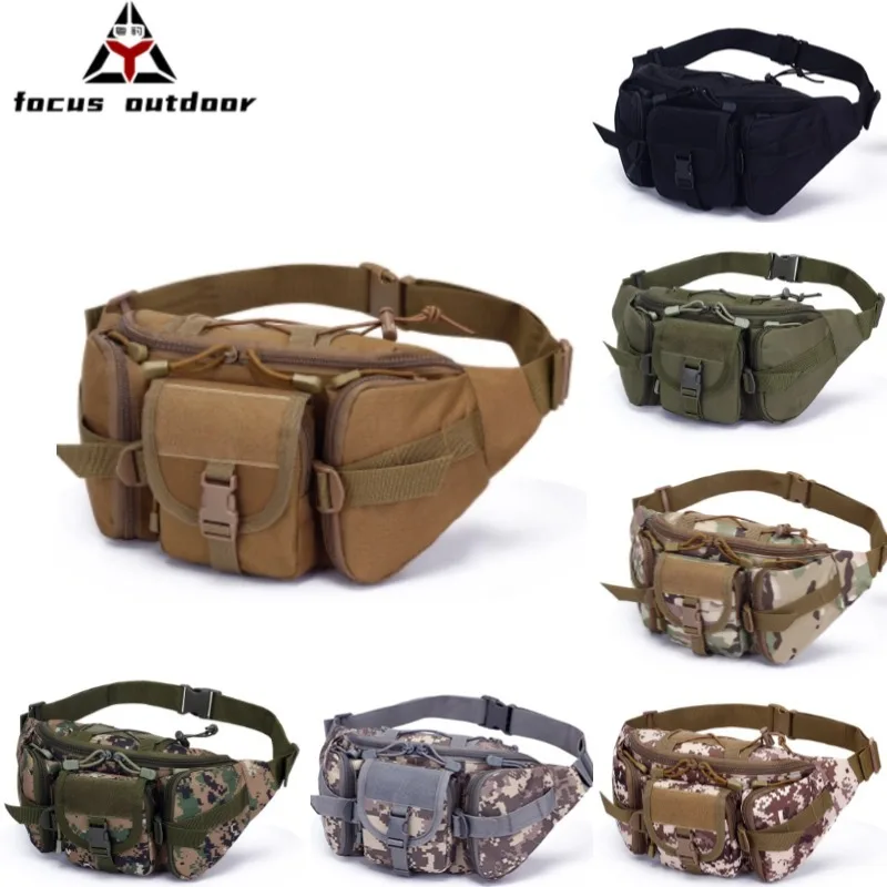 

Износостойкая уличная водонепроницаемая поясная сумка из крафт-ткани, большая вместительная поясная сумка для хранения мобильного телефона, многофункциональная поясная сумка