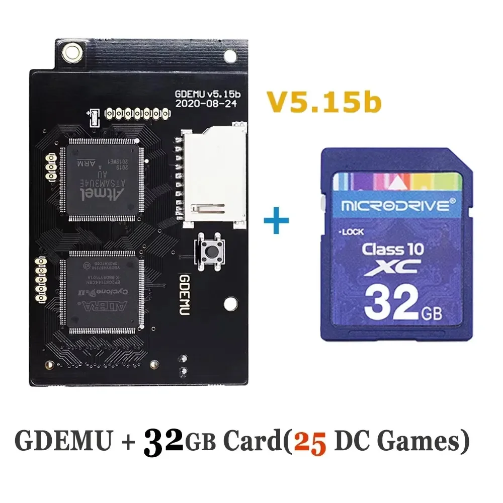 DC V5.15b GDEMU optische drive-simulatiekaart voor SEGA Dreamcast met SD-kaartspellen geïnstalleerd retro-videogame
