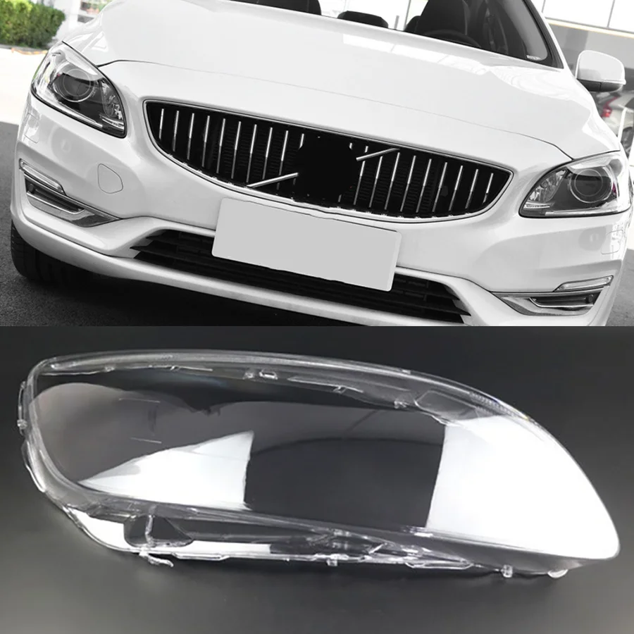 

Car Left Right Front Headlight Covers Transparent Head Light Lamp Shell Lens Mask For Volvo S60 2014 2015 2016 2017 2018 2019