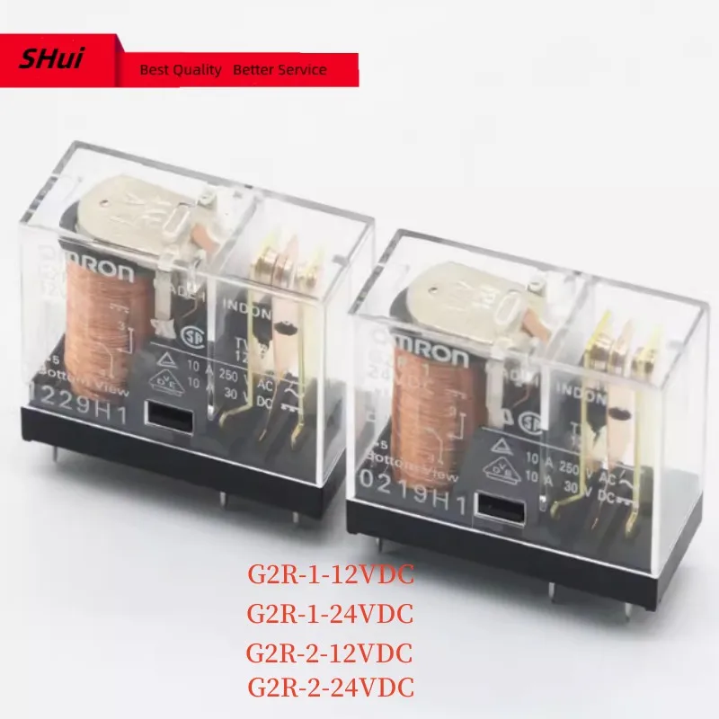 10pcs G2R-1-12VDC G2R-1-24VDC G2R-2-12VDC G2R-2-24VDC G2R-2-24VDC G2R-1-E-12VDC G2R-1-E-24VDC  G2R-1-E-24VDC 12V 24V  Relay