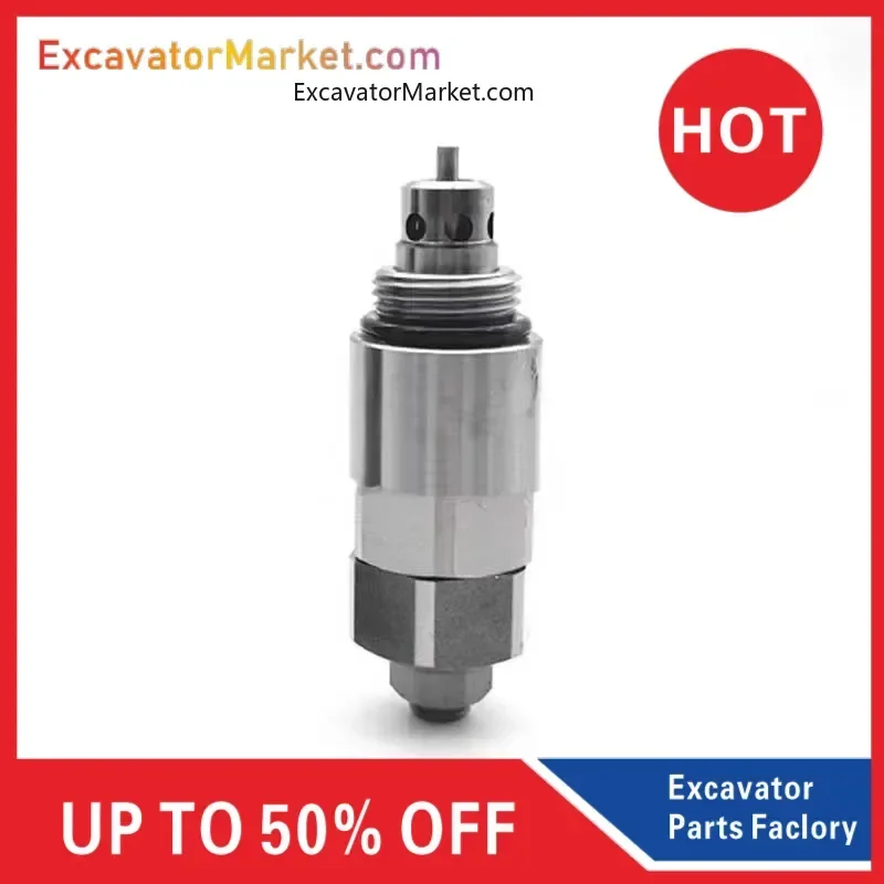 For Excavator For Hitachi EX200-5 ZAX 200 230 240 330 360 Secondary Gun Overflow Valve Safety Return Valve High-quality