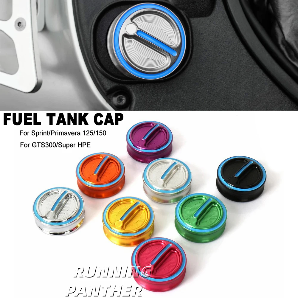 

Motorcycle Fuel Tank Cap For Vespa GTS 300 GTS300 SUPER HPE Sprint 150 Primavera 150 SPRINT 125 Primavera 125 Vented Gas Cap New