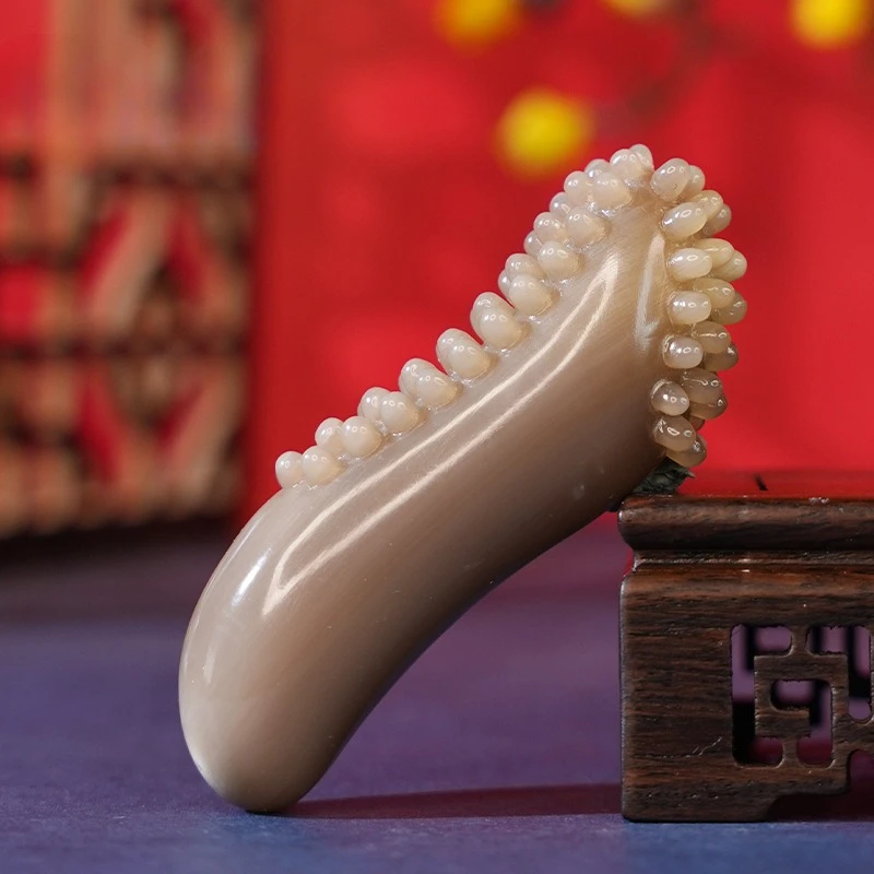 Eye area, eye area, pinch points, massage stick, white buffalo horn S scraper board