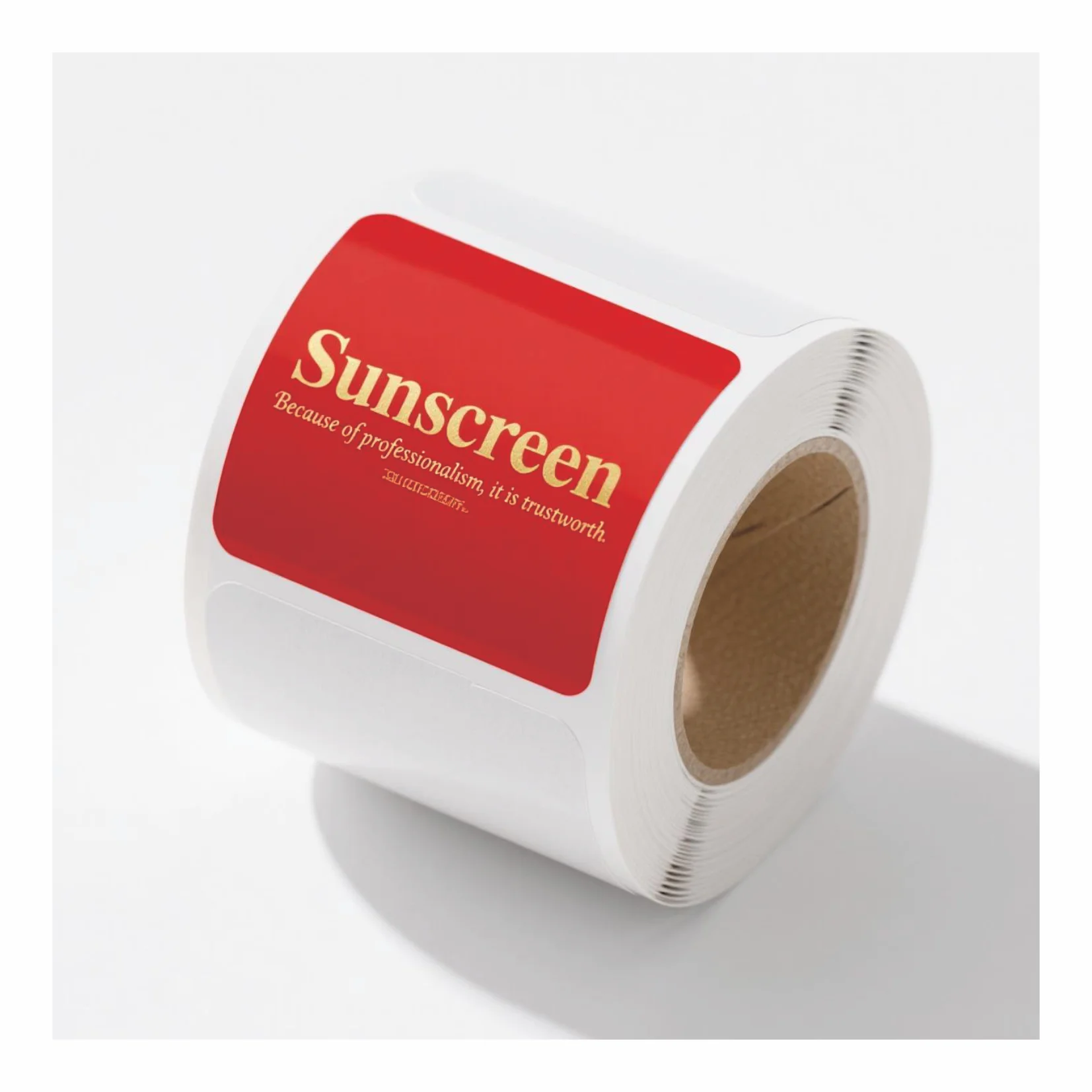 

Gold Foil Stamped Logo Labels To Enhance Brand Recognition And Value