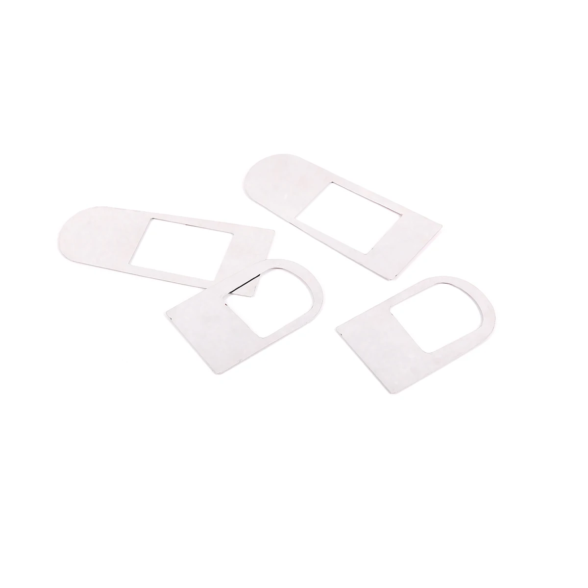 For Hummer H2 03-09 car styling Stainless Silver Car Hood Latch bottom plate Engine cover lock Trim Stickers Car Accessories 2