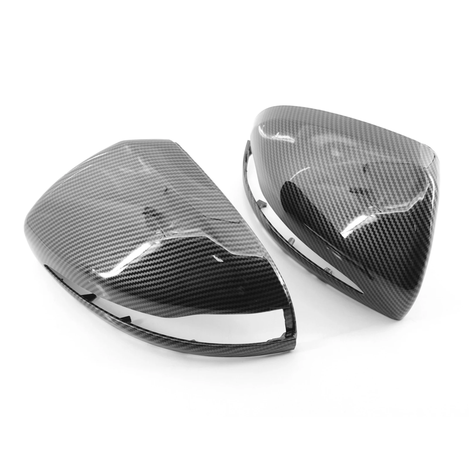 2pcs Side Mirror Cover Rearview Mirror Housing Replacement for Mercedes Benz W205 C205 V205 S205 2014-2020 A09981082007992