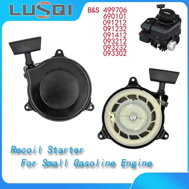 

LUSQI Recoil Starter Grass Trimmer Gasoline Generator Start Part For Briggs Stratton 499706 690101 091212