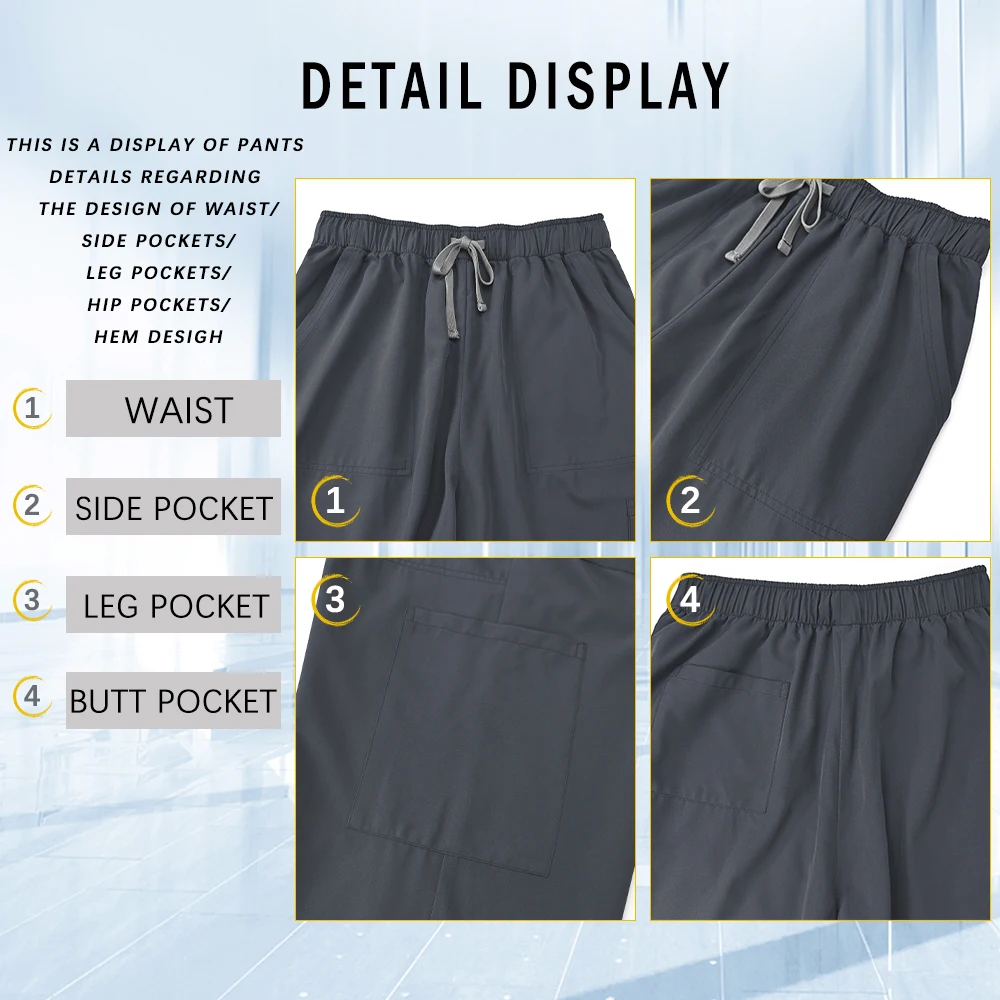 病院作業服医療制服 V ネックドクターナース作業服手術スクラブセット歯科薬局作業服半袖スーツ