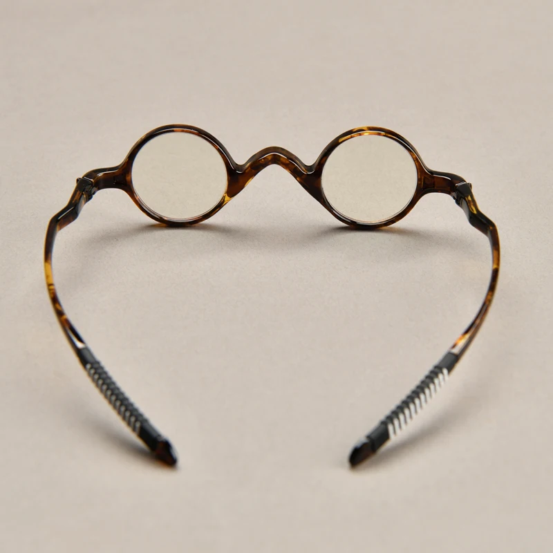 Anti Blau Licht Runde Lesebrille Männer Vintage Oval Stilvolle Rahmen Presbyopie Brillen Ultraleicht Hyperopie Brillen – Detail 4
