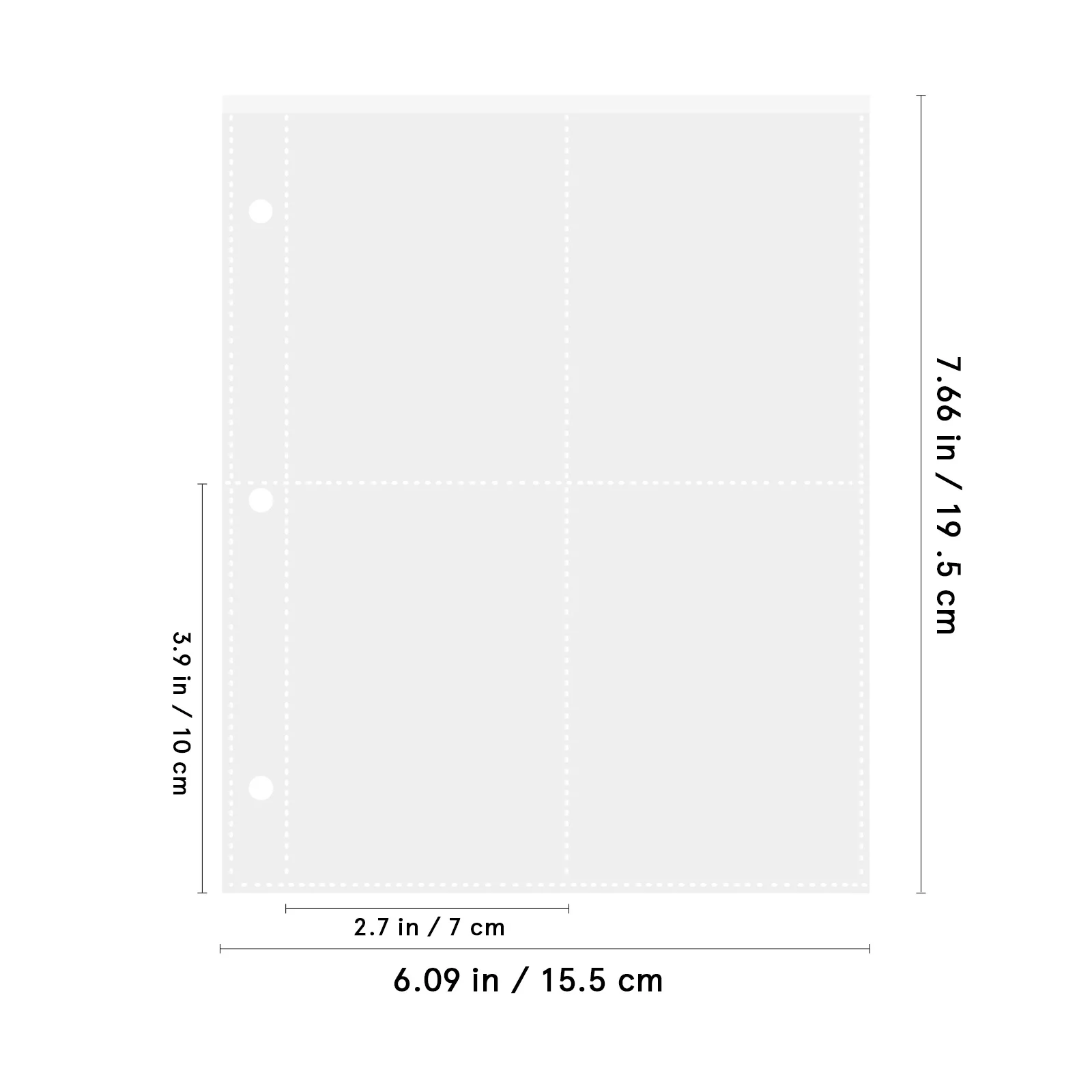 40 ورقة من أكمام بطاقات الصور الفوتوغرافية جيوب للبطاقات مع تصميم بأربعة شبكات صفحات تخزين بطاقات التداول الشفافة وأكمام بطاقات الصور Kpop #6