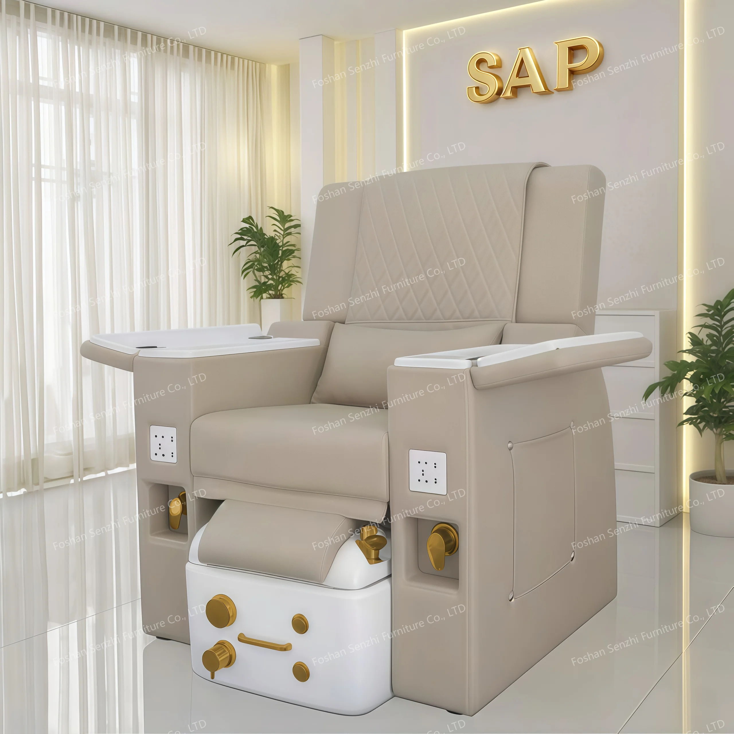 

Modern Beauty Salon Furniture Multifunctional Massage Pedicure Chair Foot Spa Manicure Pedicure Chair For Sale Massage Table