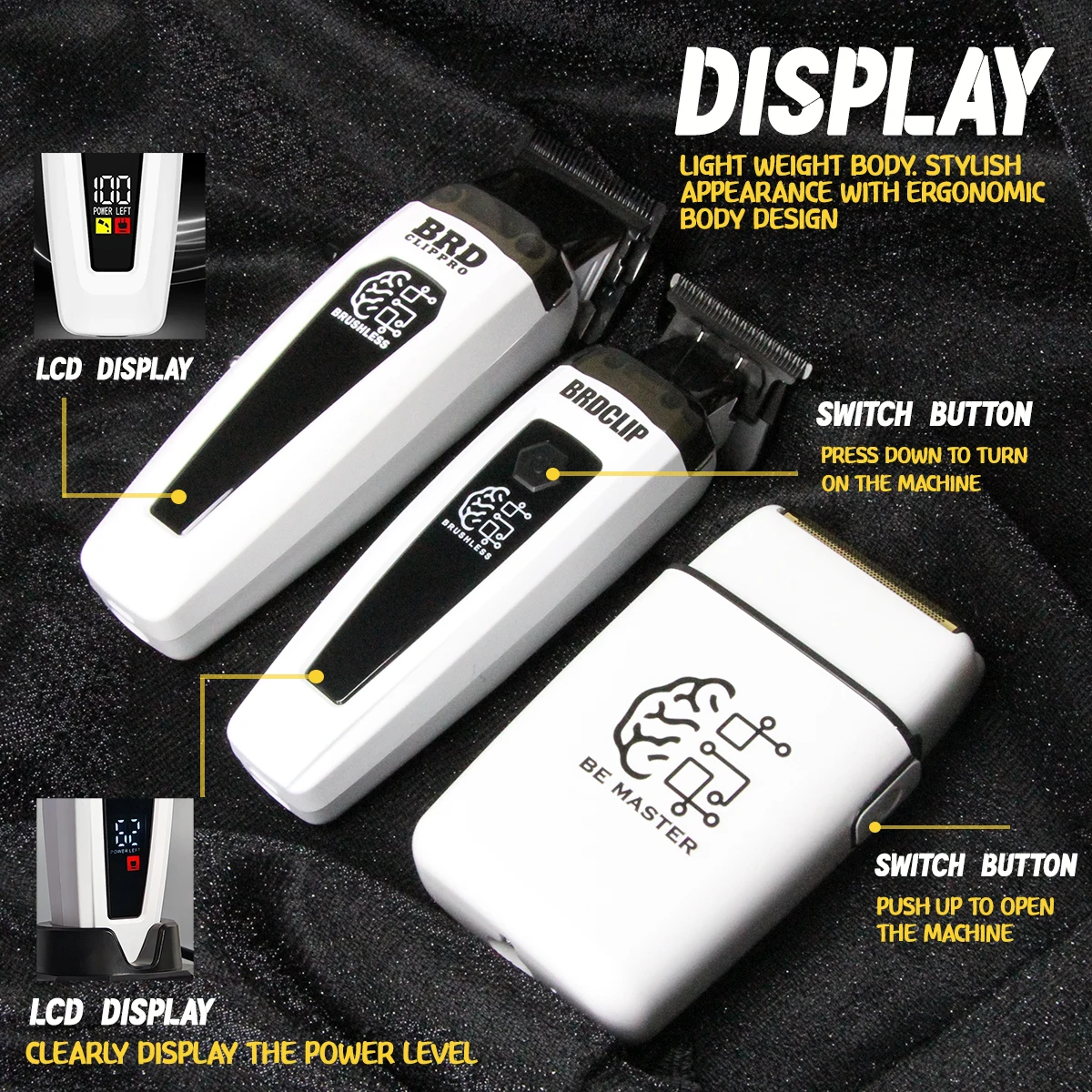 المهنية BRDCLIP 106B 116 609 فرش السيارات مقص الشعر 7500 دورة في الدقيقة الشعر المتقلب DLC شفرة 7500 دورة في الدقيقة مع قاعدة 7000 دورة في الدقيقة ماكينة حلاقة #5