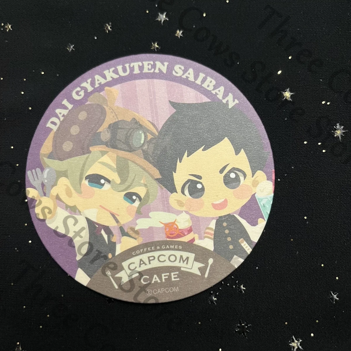 

Аниме Ace Attorney Ryūnosuke Naruhodō Kazuma Asogi Phoenix Wright Косплей Мультфильм Коврик для чашки Орнамент Подставка Аксессуар Талисман Подарок