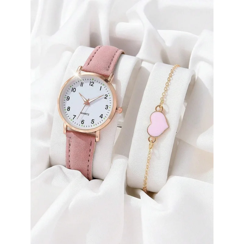 สไตล์เกาหลีใหม่ Digital Luminous Pointer ควอตซ์นาฬิกาผู้หญิง All-Match เข็มขัดแฟชั่นนักเรียนหญิงนาฬิกา