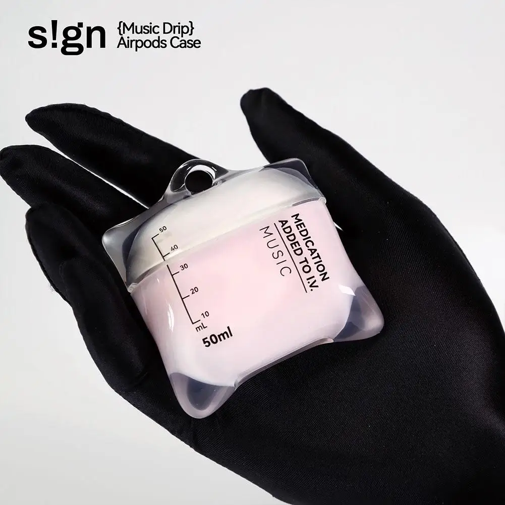 حزم الدم في حالات الطوارئ حافظة سماعة الرأس لأجهزة AirPods السائل سيليكون عالية الشفافية حافظة ناعمة مضادة للسقوط الغطاء الواقي Y2X2 #3