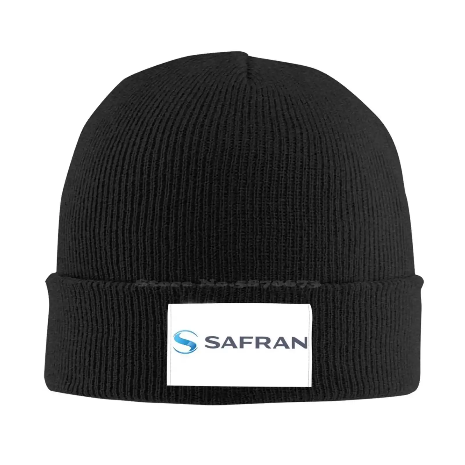 Safran Logo Print Graphic Casual cap Baseball cap Knitted hat