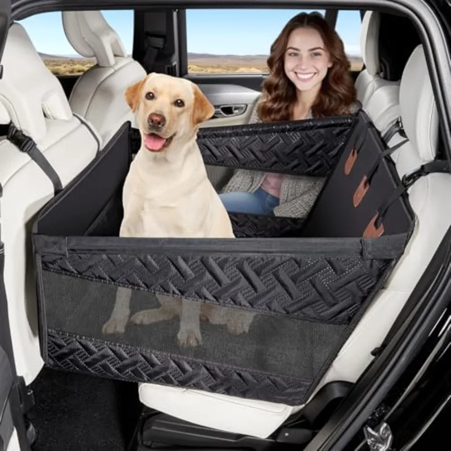 

Dog Car Seats for Large Medium Dogs Car Seat Cover Puppy Pet Carseats Black Large