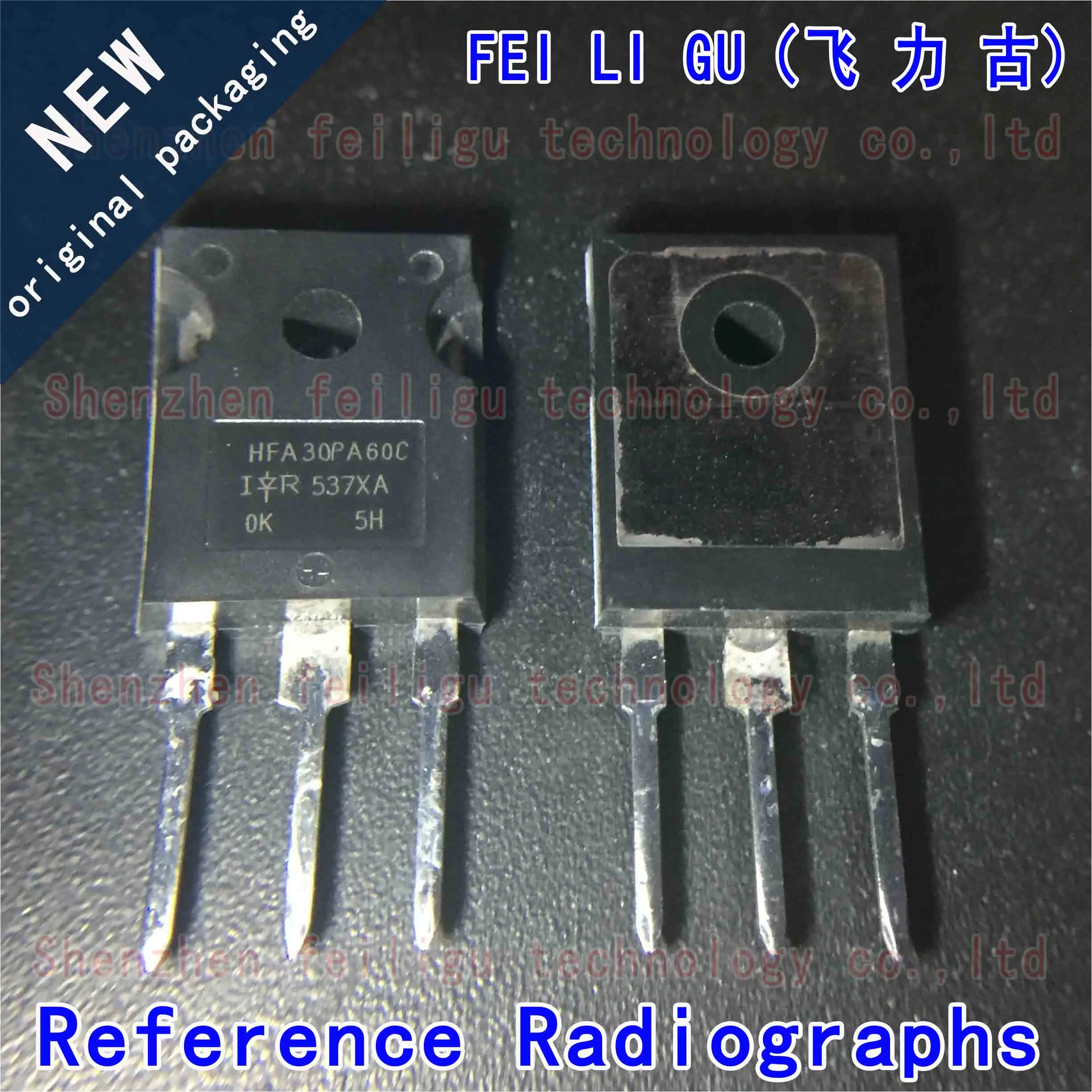 1~30PCS New Original VS-HFA30PA60C-N3 VS-HFA30PA60CPBF HFA30PA60C Package:TO-247 600V 35A Fast Recovery/High Efficiency Diode