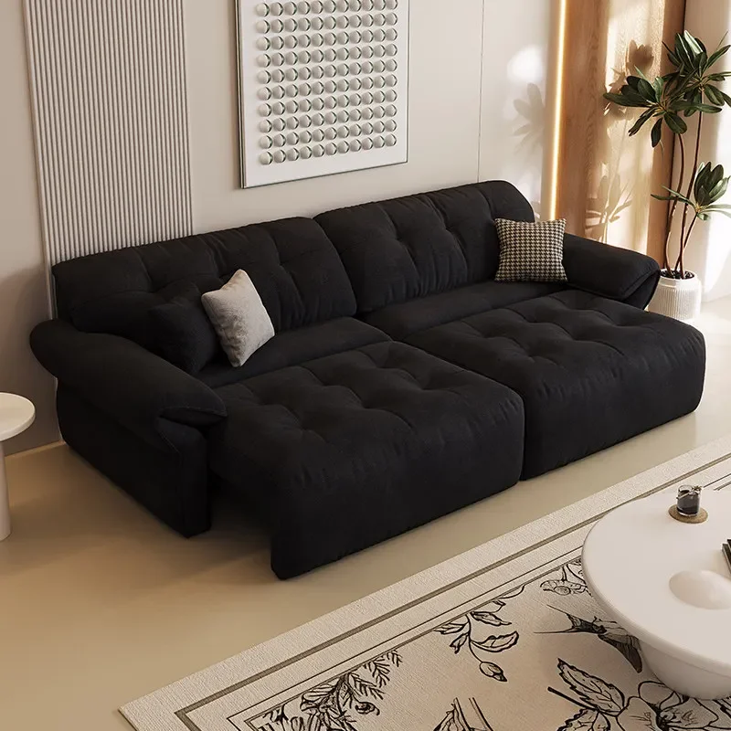 Minimalist Single Electric Sofas Designer Classic White Lounges Living Room Sofas Modern Curved Canape Lit Furniture For Home