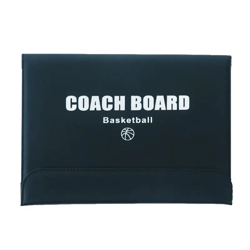 Portable Basketball Tactical Board Coach Instruction Book Basketball Teaching Coach Book Folding Magnetic Erasable Tactical Book