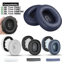 Replacement  Earpads Leather Headband Ear Pads Cushion Cover Muffs Repair Part For JBL Tune 700BT 710BT 760NC 750BTNC Headphones