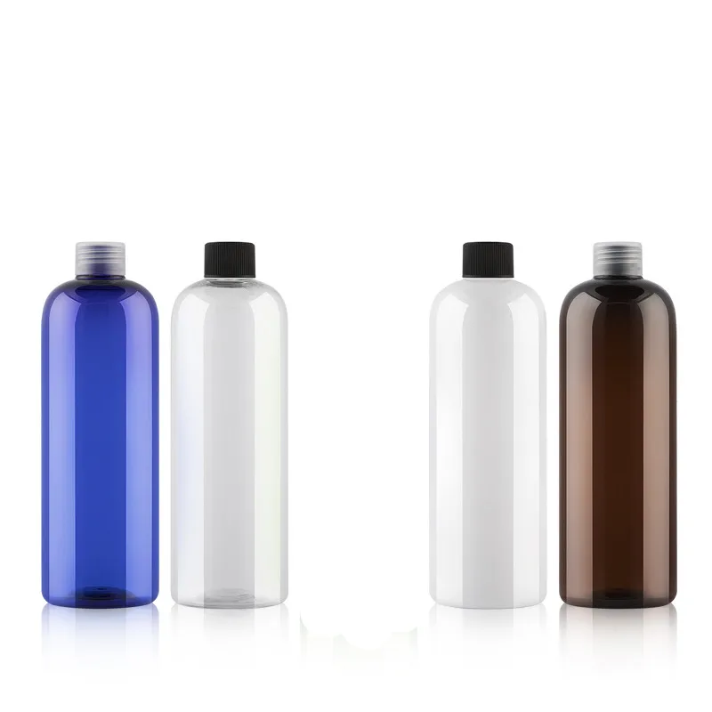 empty Plastic Bottles,1oz/2oz 15/20/30ml/50/100ml 120ml 150ml 200ml 250ml 300ml 500ml clear PET bottle with plastic aluminum Lid