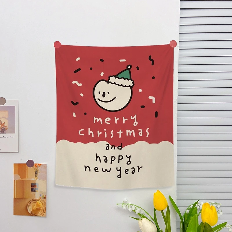 Wall Hanging Tapestries Christmas Wall Hanging Cloth Background Photo Props Calendar Tapestry Home Decor 태피스트리 벽꾸미기 천