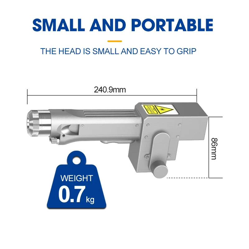 Легкая ручная лазерная чистящая головка SUP22C для машины лазерной очистки, необходимые детали лазерного оборудования
