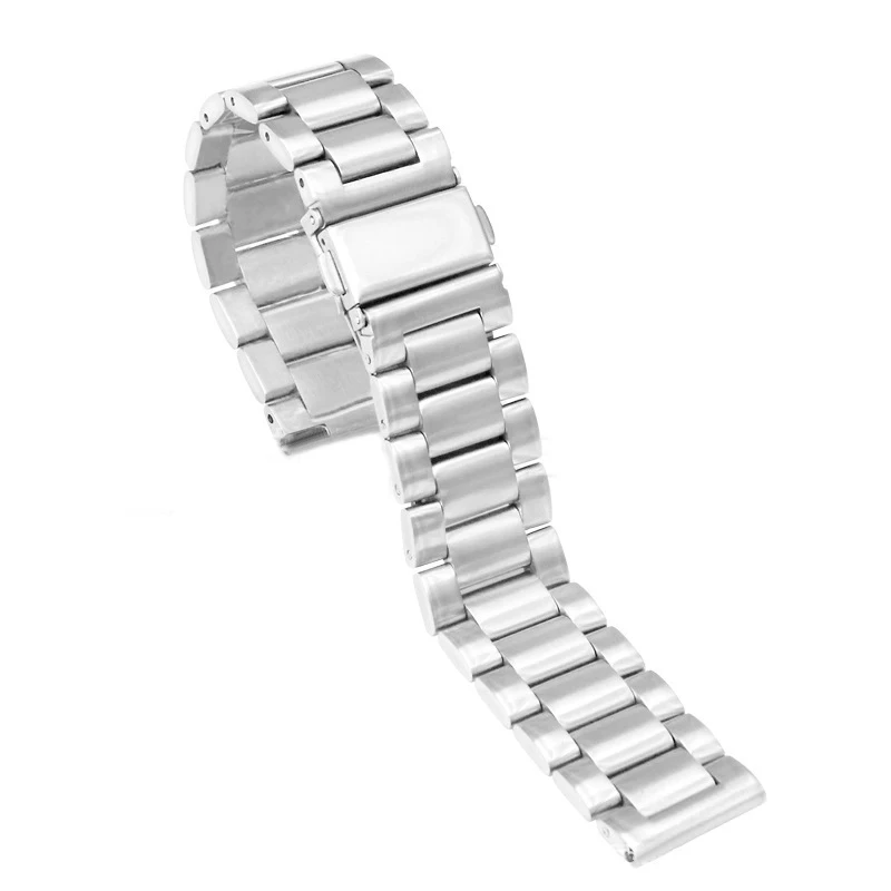 16mm 18mm 20mm 22mm 24mm Stainless Steel Watch Band Strap for Samsung Galaxy Watch Bracelet Watchband Steel Banding Bracelet