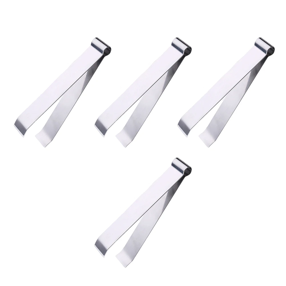 

4 Pcs Manual Hair Clip Child for Removing Chicken Stainless Steel Kitchen Tweezers