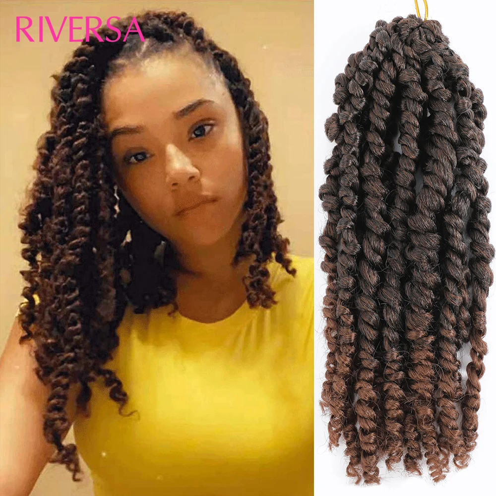 

10inch Passion Twist Crochet Braids Hair Ombre 27 30 350 Soft Passion Braiding Hair Extensions Synthetic Dreadlocks Hair cheveux