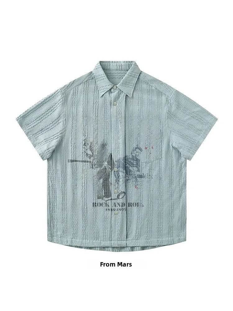 

Loose ort Sve irt Mens Womens Summer Printed aphic High Street Design BF Sle Casual irt from