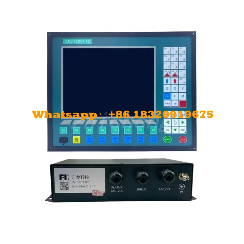 HOT! F2300AT F2300A CNC Operating System Flame Plasma Gantry Cutting Machine Controller 10.4 -Inch Color LCD Screen