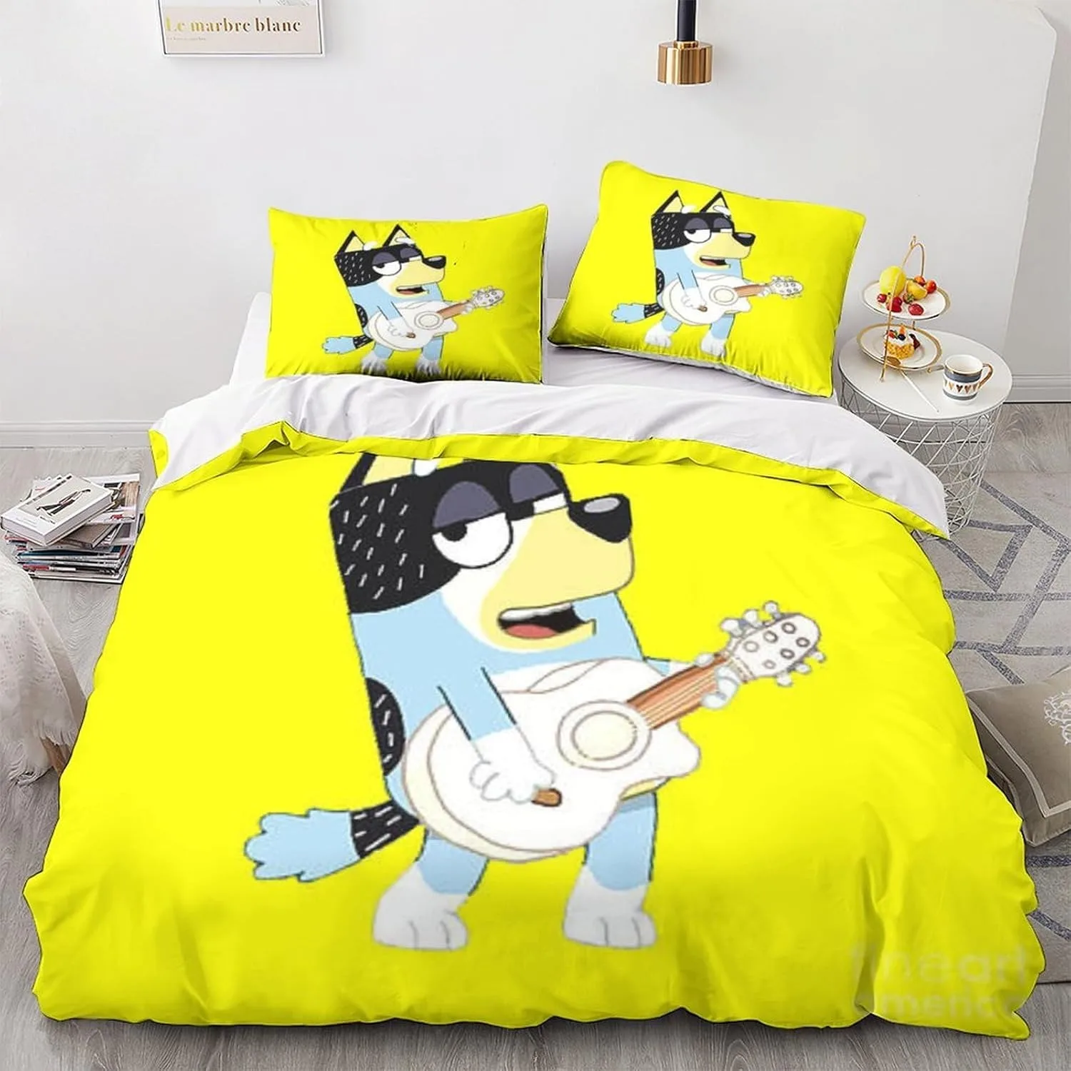 

Duvet Cover Pillowcase Bedding Set Adult Boy Girl Bedroom Cartoon B-Blueys Decoration Children Gift Single Double Large Size