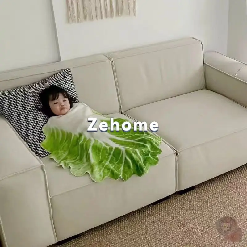 Cabbage Funny Soft Thin Summer Baby Nap Air Conditioning Blanket